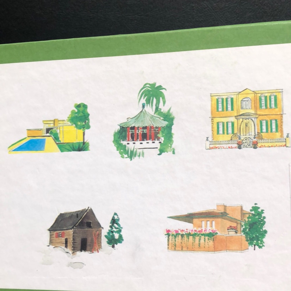 Kate Spade Box 10 Architecture cards & evelopes